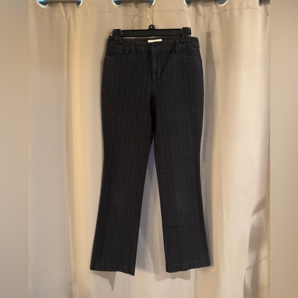 St.John Bay Black Pinstripe Pants - Picture 1 of 7